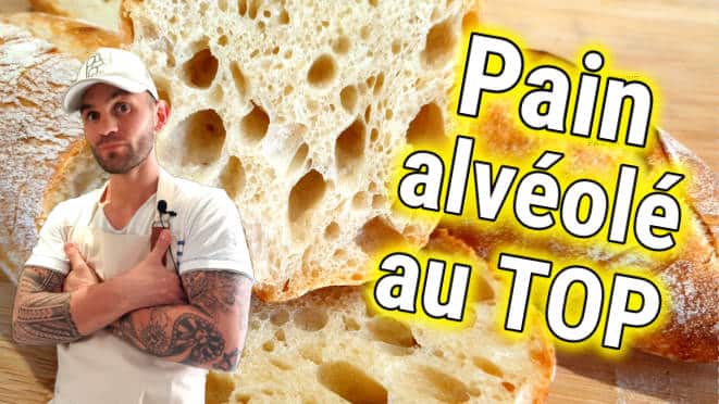 pain alvéolé au top -boulangeriepasapas